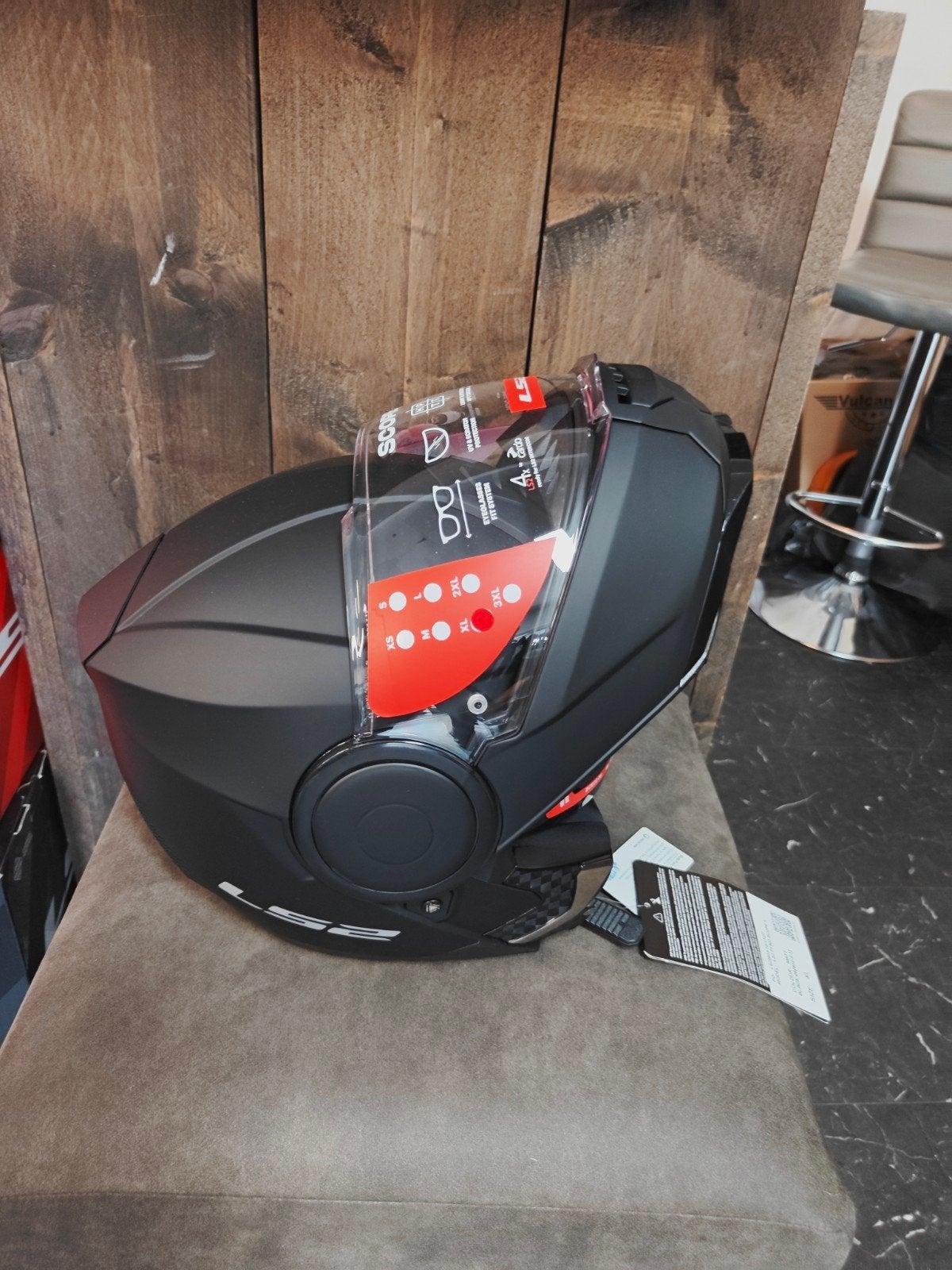 LS2 Systeemhelm XL motor, scooter, bromfiets, Nieuw met kaartje, Systeemhelm, XL, Kinderen