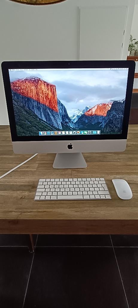 iMac 21 inch met Magic Mouse en draadloos toetsenbord, Computers en Software, Apple Desktops, Ophalen, 21 inch, HDD en SSD, 2 tot 3 Ghz