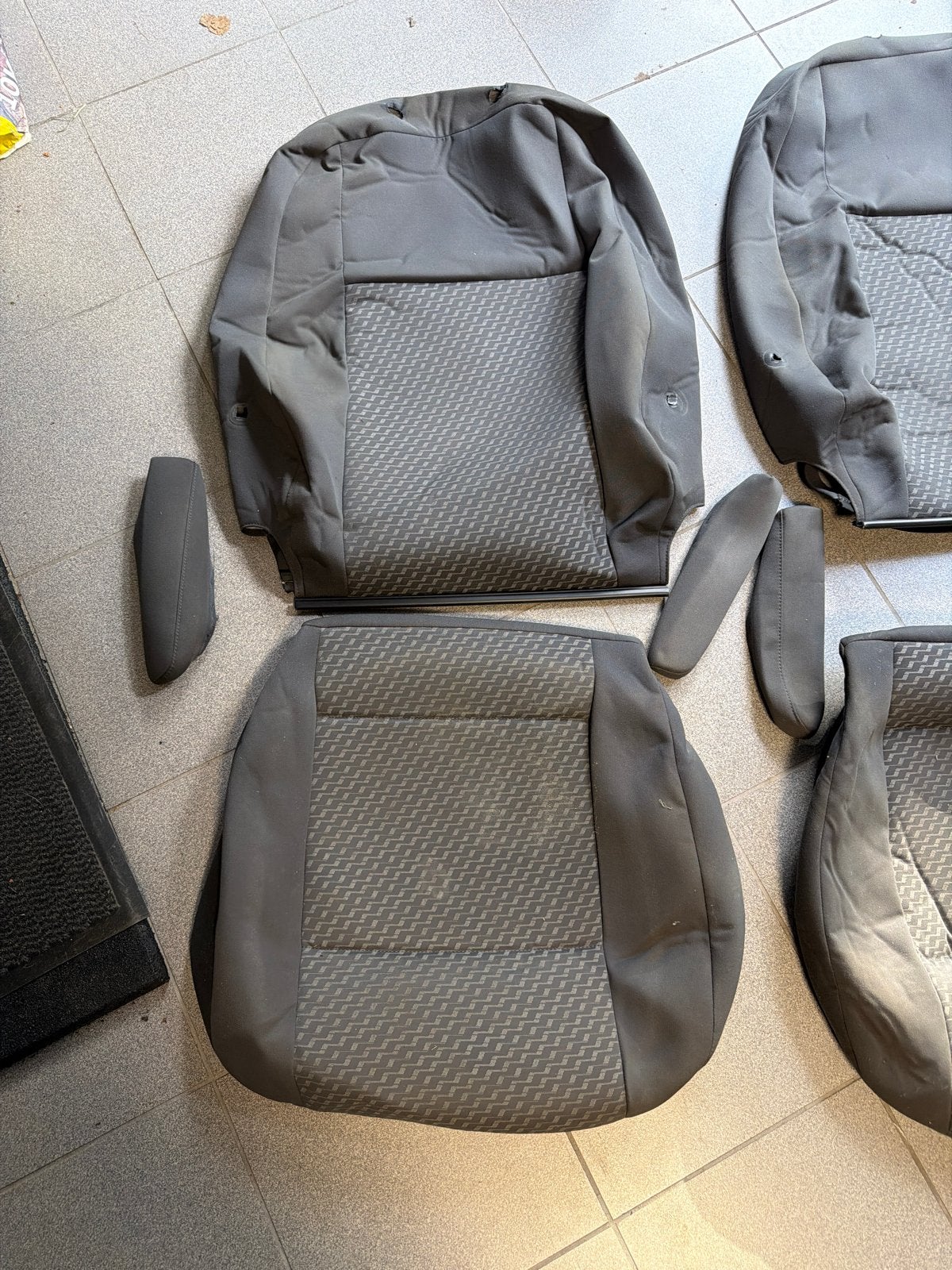 Stoelhoezen set voor volkswagen T5 transporter, Ophalen of Verzenden, Gebruikt, Universele onderdelen