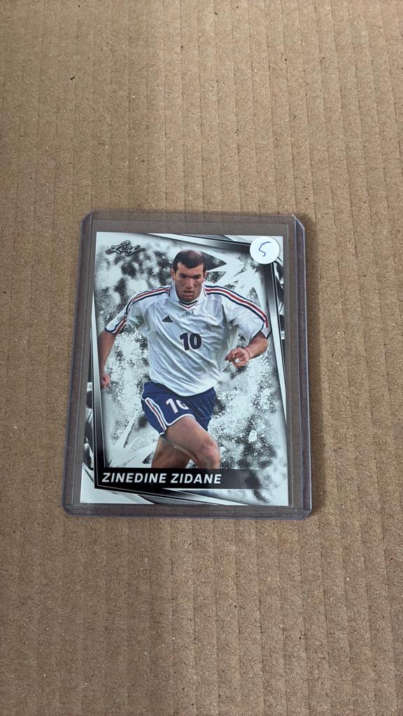 Leaf panini card zinedine zidane, Ophalen of Verzenden, Zo goed als nieuw, Plaatje