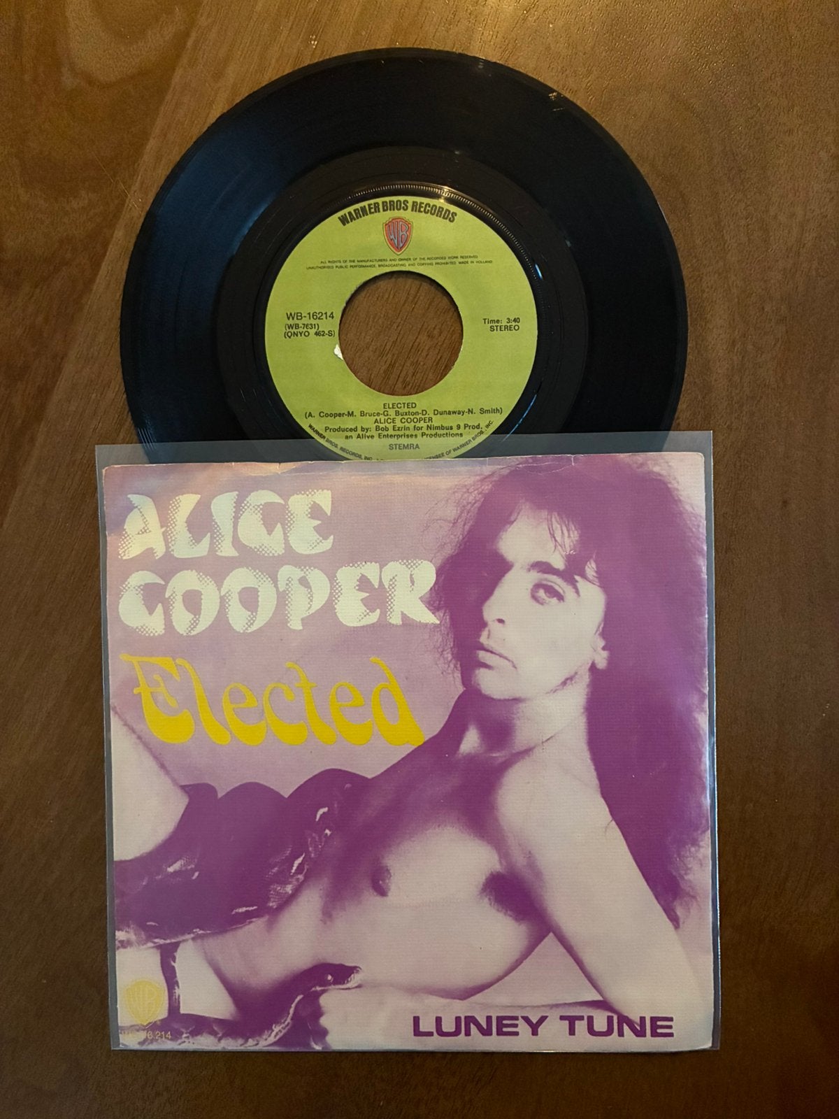 Alice Cooper - Elected, Cd's en Dvd's, Ophalen of Verzenden, 7 inch
