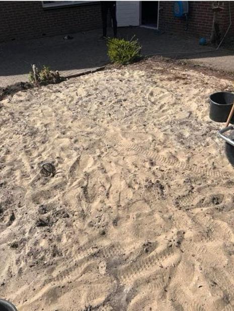 Zand - Gratis af te halen!, Tuin en Terras, Zand, Ophalen, Zo goed als nieuw