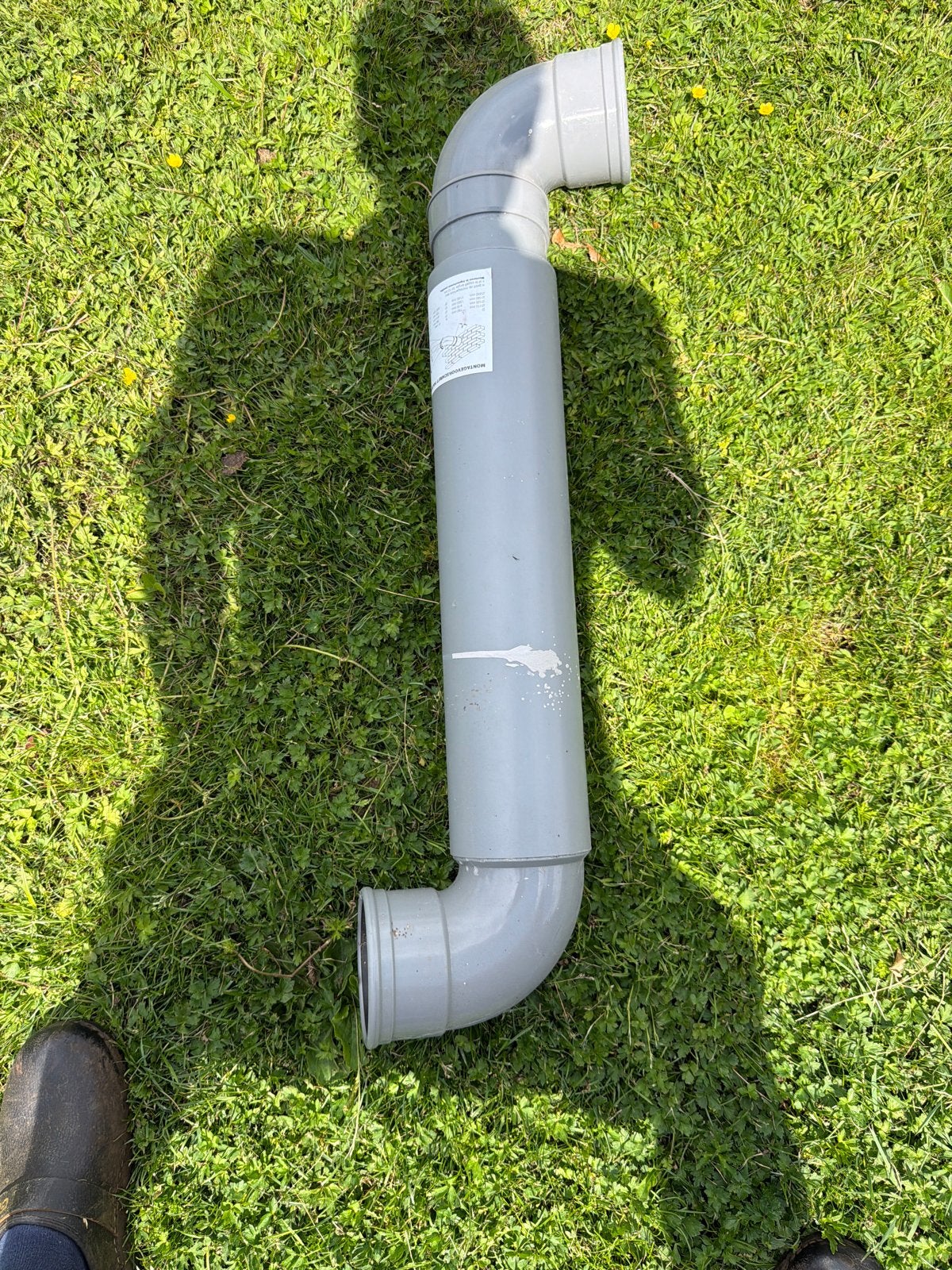 PVC expansiestuk Polderstuk 110mm dyka, Afvoer, Gebruikt, Pvc, Ophalen of Verzenden