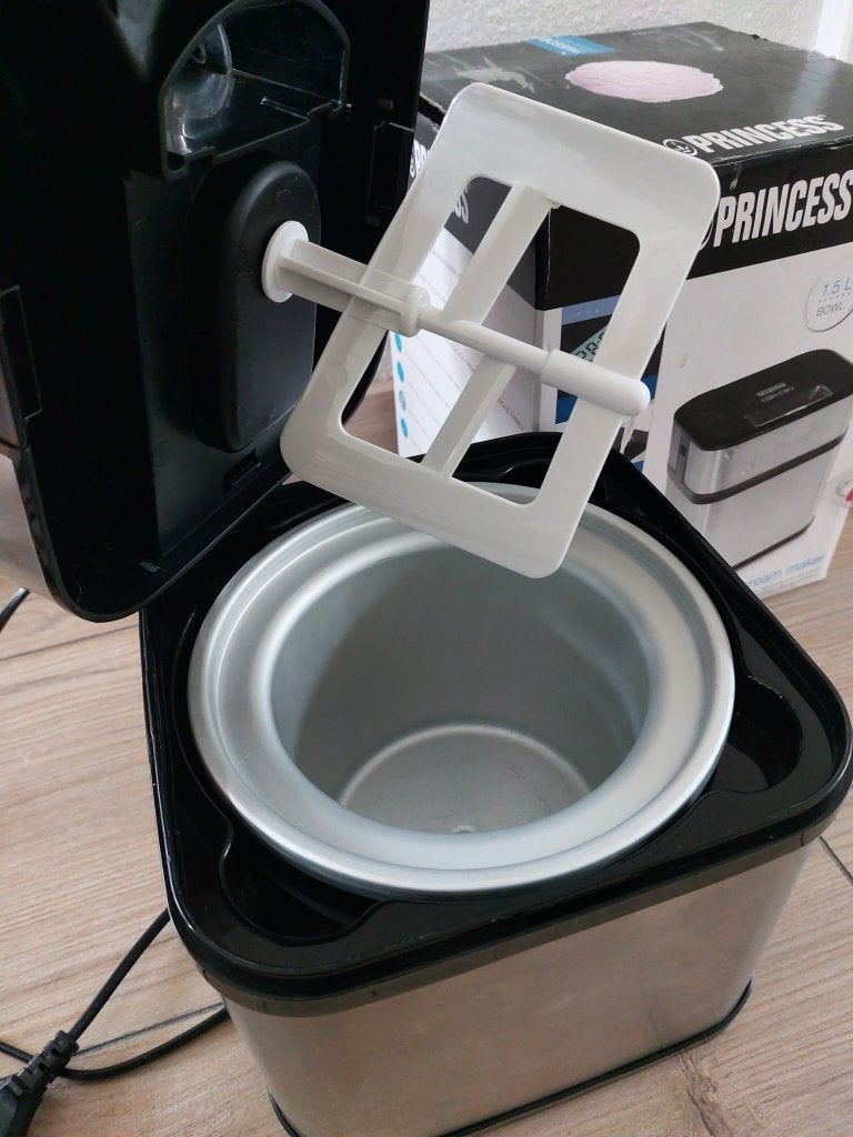 Princess ice cream maker - ijsmachine, Witgoed en Apparatuur, IJsmachines, Ophalen of Verzenden, Refurbished