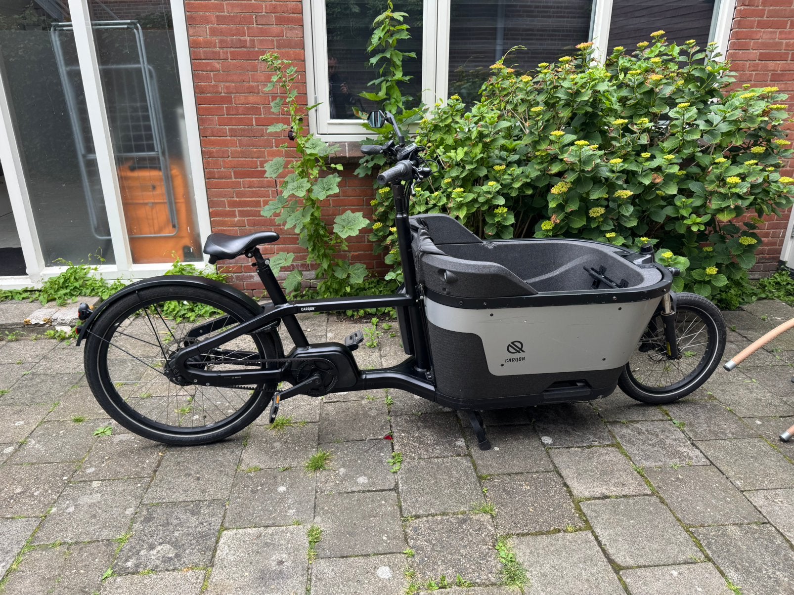 Carqon Cruise Belt Bakfiets Cargo Line 85nm 400/500w Top, Gebruikt, Elektrisch, 2 kinderen, Schijfrem
