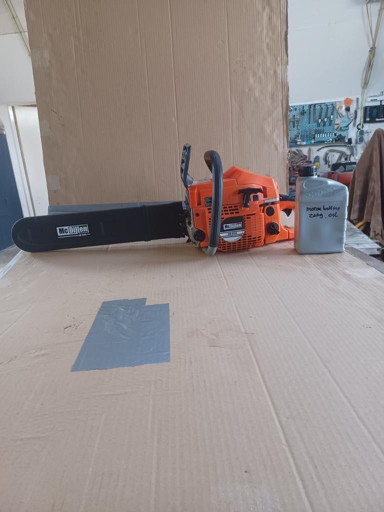 # Kettingzaag MC Dillen 20" benzine #, Tuin en Terras, Hand-tuingereedschap, Ophalen, Gebruikt