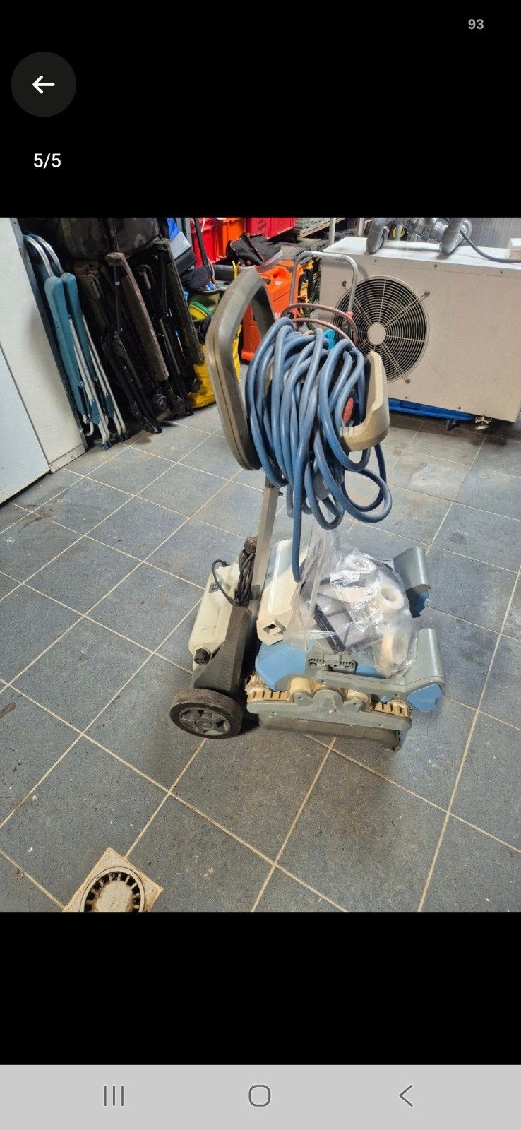 Dolphin Supreme M4 zwembadrobot (defect) met accessoires, Ophalen, Gebruikt, Overige typen