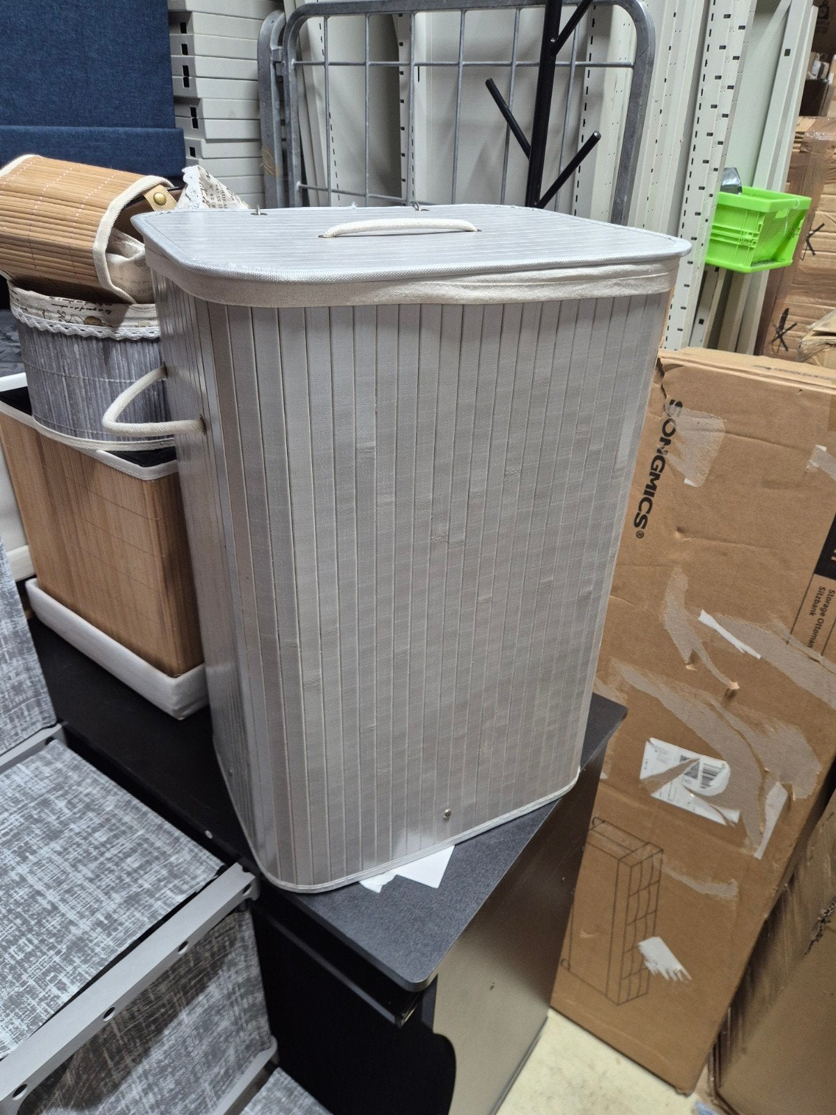 wasmand bamboe nieuw, Ophalen, Nieuw, Bruin