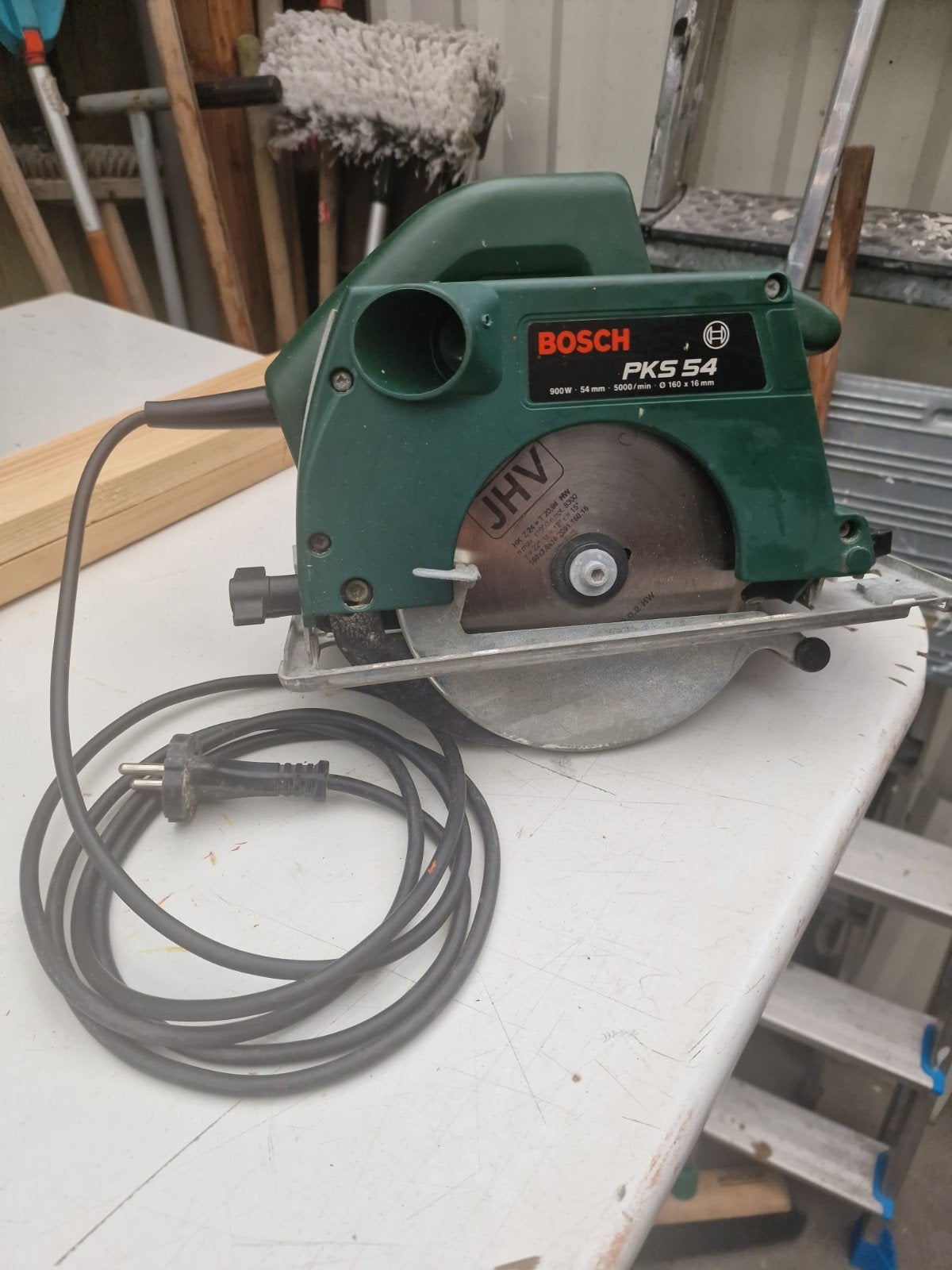 Bosch Cirkelzaag PKS54, Doe-het-zelf en Verbouw, Gereedschap | Zaagmachines, Ophalen, Gebruikt, Cirkelzaag, 600 tot 1200 watt