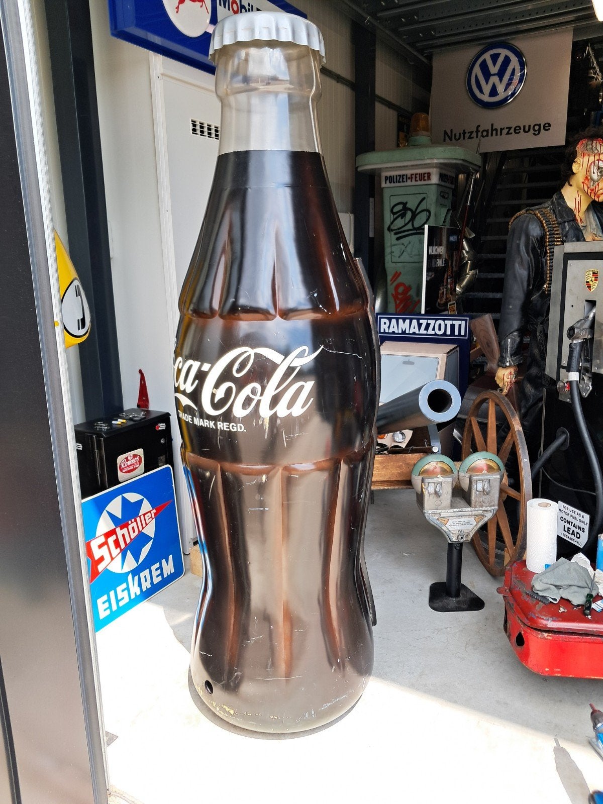 Coca Cola grote dummy reclame fles/display 200cm uit USA, Ophalen, Eu, Gebruikt, Eu