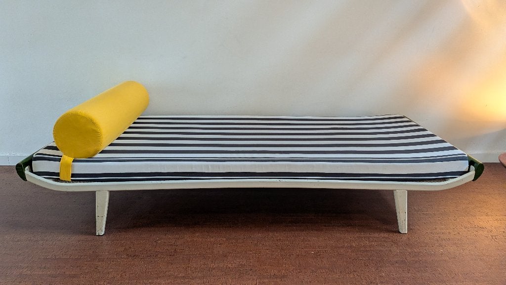 Vintage Auping Cleopatra Daybed met nieuwe kussens!, Ophalen, Zo goed als nieuw, Stof, Minder dan 150 cm