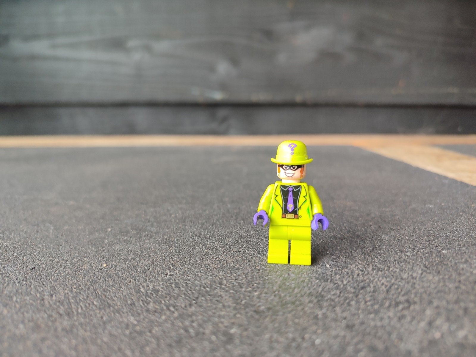 LEGO Super Heroes- The riddler sh0593 minifiguur, Ophalen of Verzenden, Zo goed als nieuw