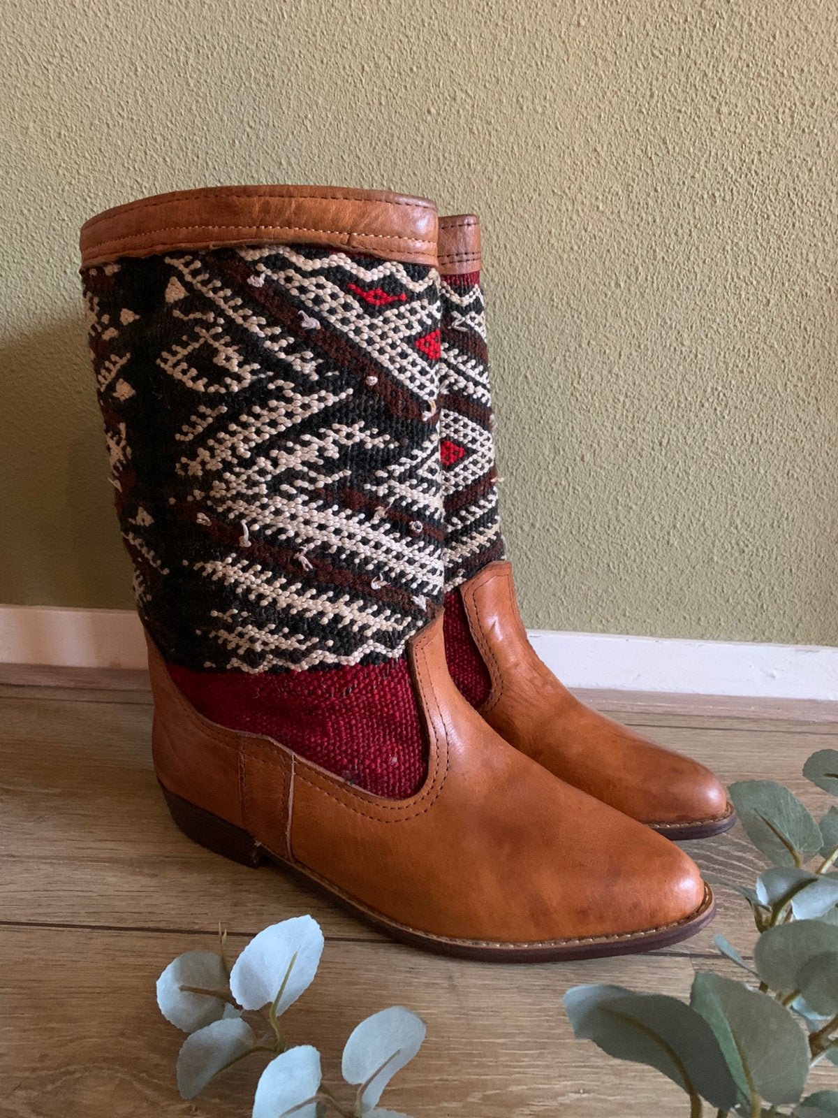 Kiboots kelim ibiza laarzen aztec 39 40, Hoge laarzen, -, Nieuw, Ophalen of Verzenden