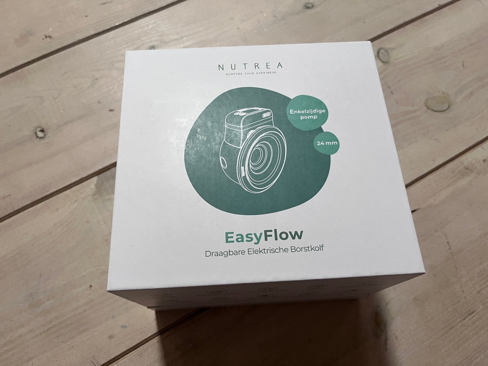 Nutrea EasyFlow Draagbare Elektrische Borstkolf, Ophalen of Verzenden, Gebruikt
