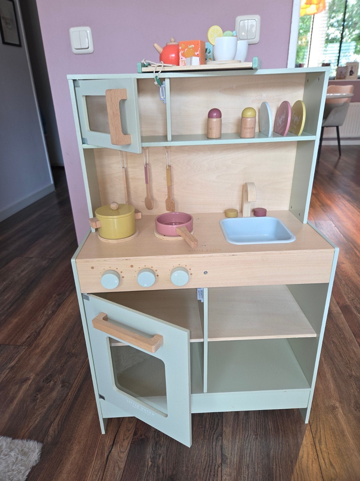 Little Dutch Houten Speelkeuken - Zo goed als nieuw, Ophalen, Zo goed als nieuw, Knutselen