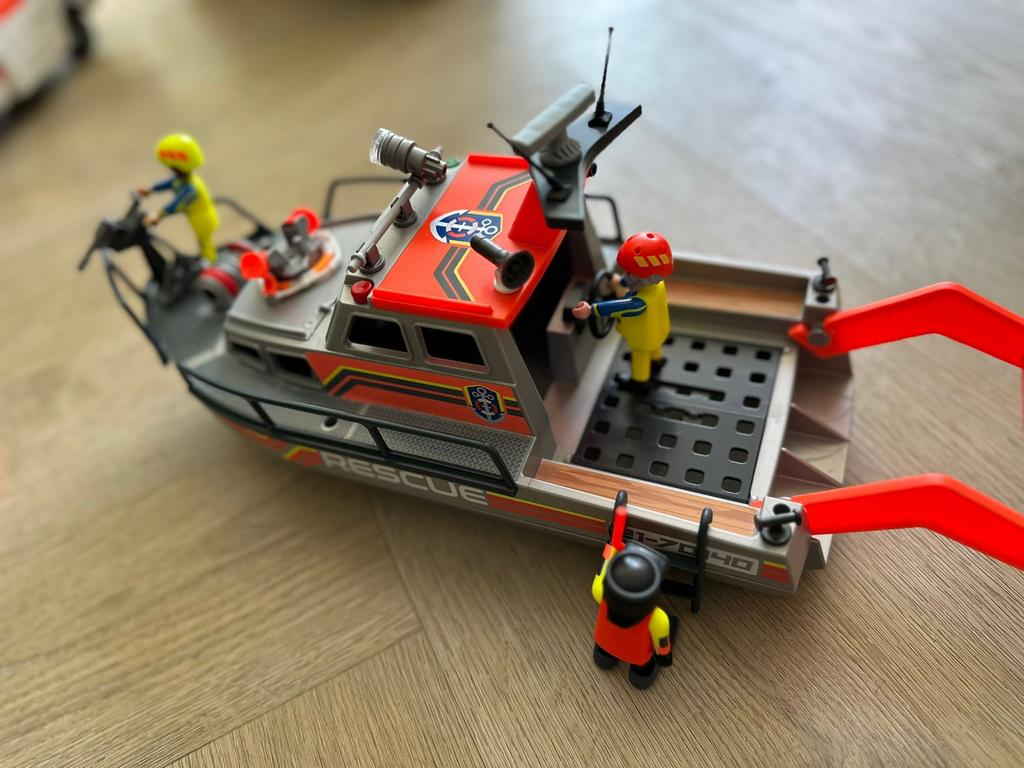 Playmobil Reddingsboot met Jetski en Figuren, Ophalen of Verzenden, Gebruikt, Jongen of Meisje