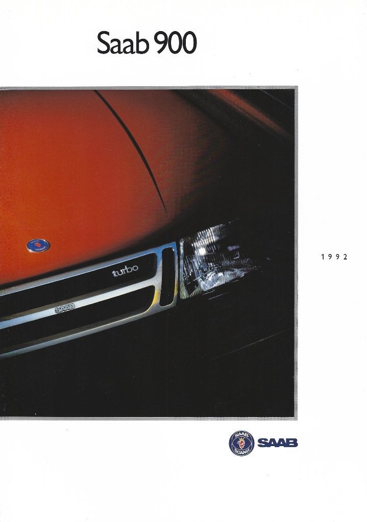 Brochure Saab 900 1992, Ophalen of Verzenden, Gelezen, Overige merken