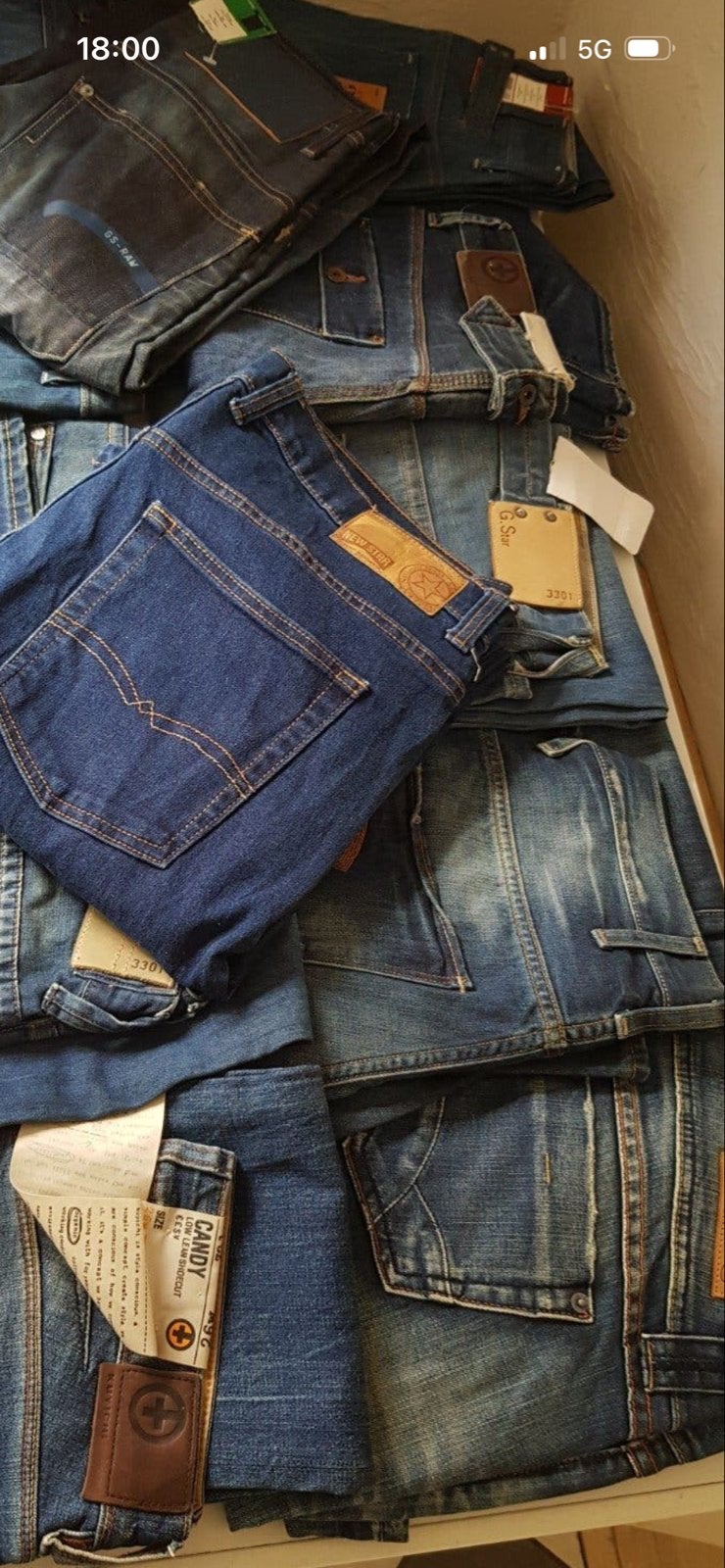 Grote partij nieuwe jongens- en meisjesbroeken, maat 26, Ophalen, Nieuw, Blauw, Overige jeansmaten