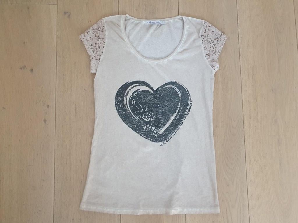 Nieuw shirt van Queen mum maat S, Beige, Queen mum, Nieuw, Maat 36 (S)
