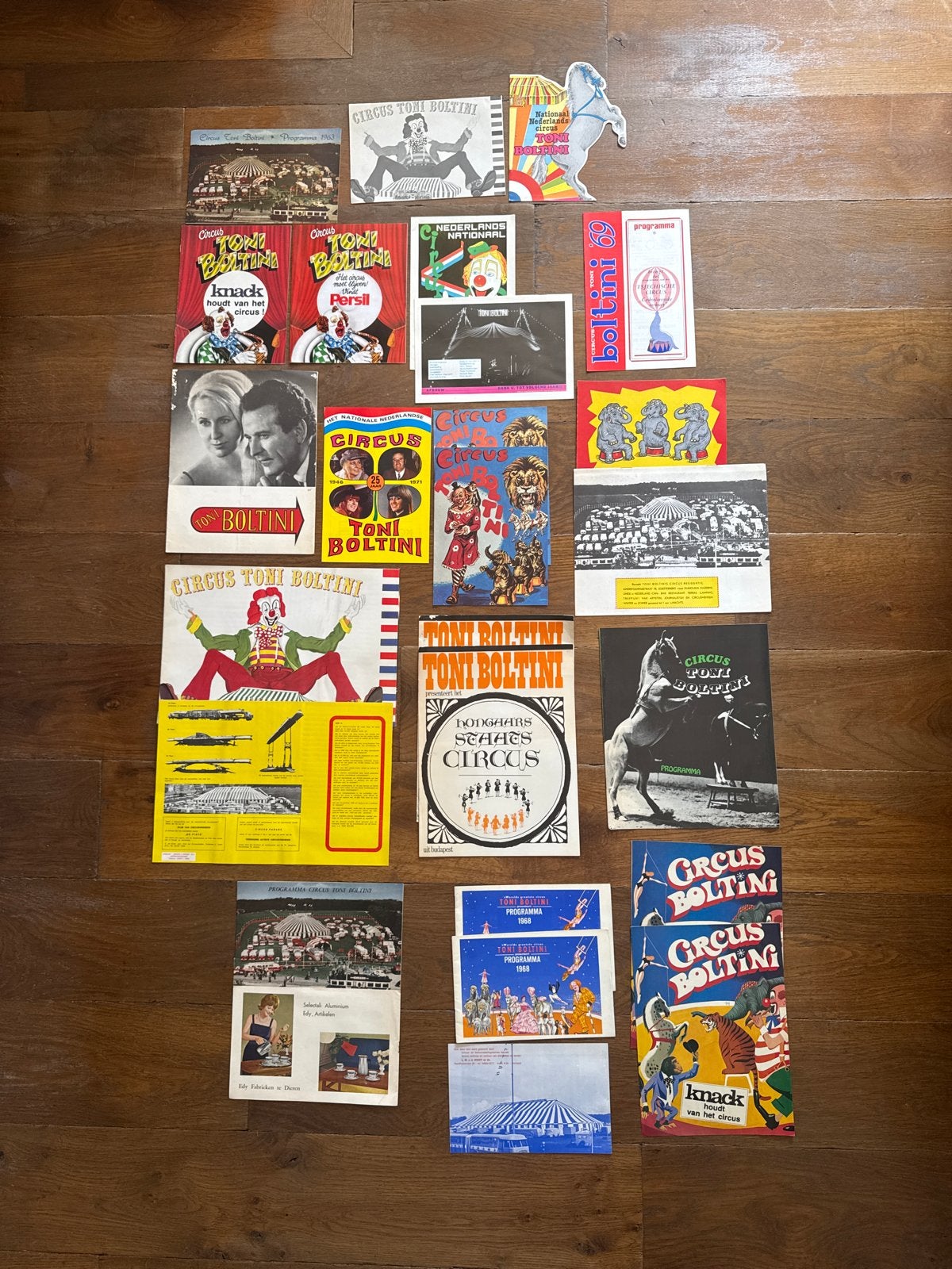 Grote verzameling Circus Boltini memorabilia, Verzamelen, Ophalen of Verzenden, Gebruikt