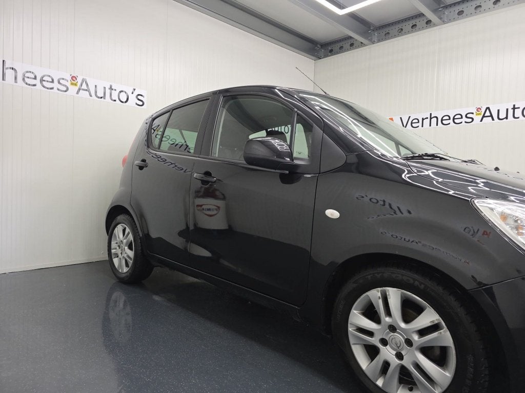 Opel Agila 1.2 Edition (bj 2011), Auto's, Opel, 4 cilinders, 965 kg, Zwart, Origineel Nederlands