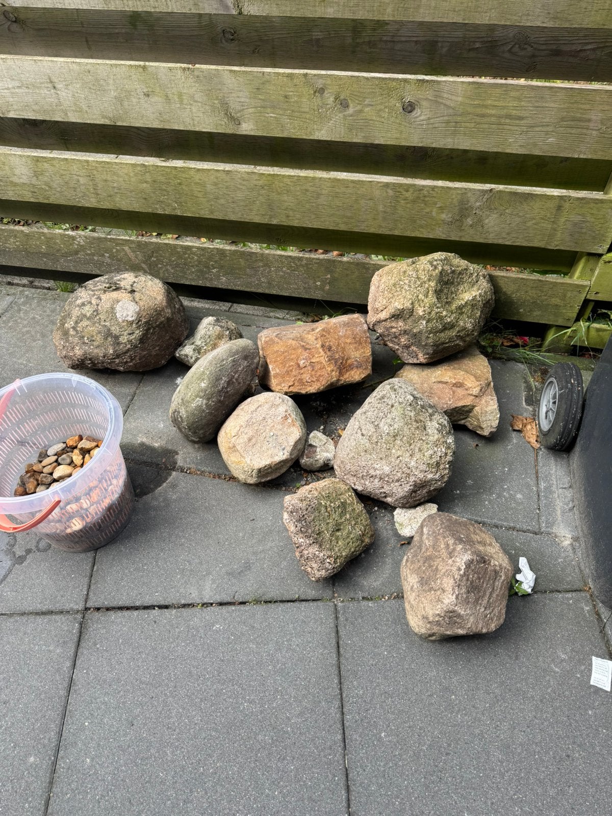 Grote keien stenen, Ophalen, Gebruikt, Kei