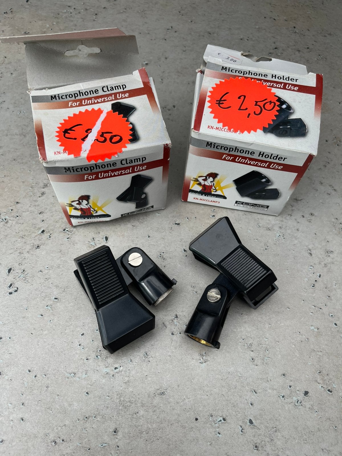 Microfoon klem met5/8”en 3/8” bevestiging, Muziek en Instrumenten, Microfoons, L, Nieuw, L, L