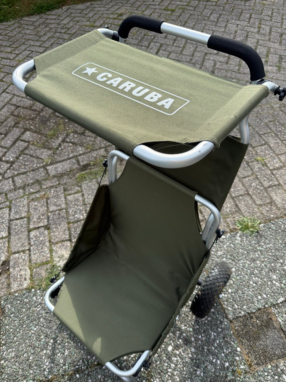 Caruba Pro Trolley I Groen - Camera Transport & Stoel, Ophalen, Zo goed als nieuw