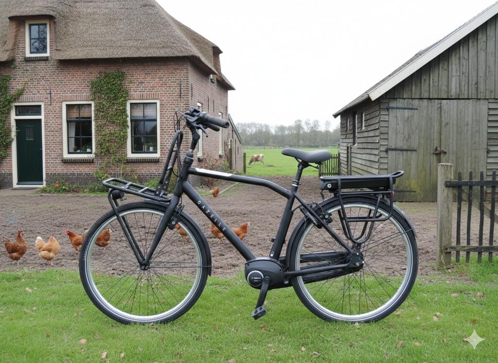 Gazelle Heavy Duty Framemaat 54 cm 300 WH accu, Wilhelminaweg 8
6951 bp  Dieren, NL, Gazelle, Info@gazelle.nl, Zo goed als nieuw