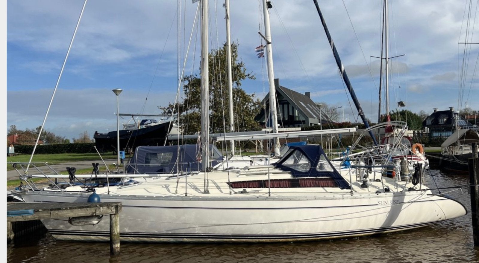 Mooie Jeanneau Sun Rise 35, Volvo Penta D1-30 bj.2015, Watersport en Boten, Ophalen, Gebruikt, Binnenboordmotor, Diesel