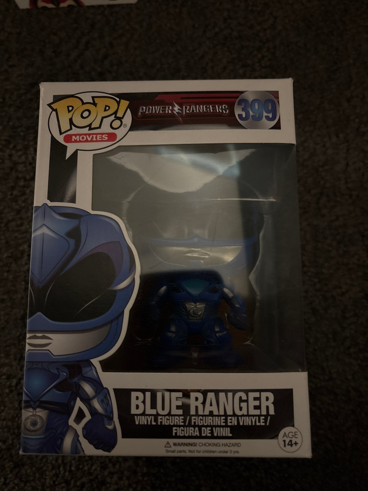 Funko Pop! Power Rangers Blue Ranger #399, Ophalen of Verzenden, Nieuw