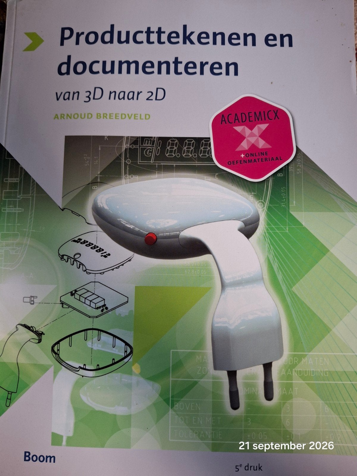 Producttekenen en documenteren van 3D naar 2D, Beta, HBO, Ophalen of Verzenden, Arnoud Breedveld