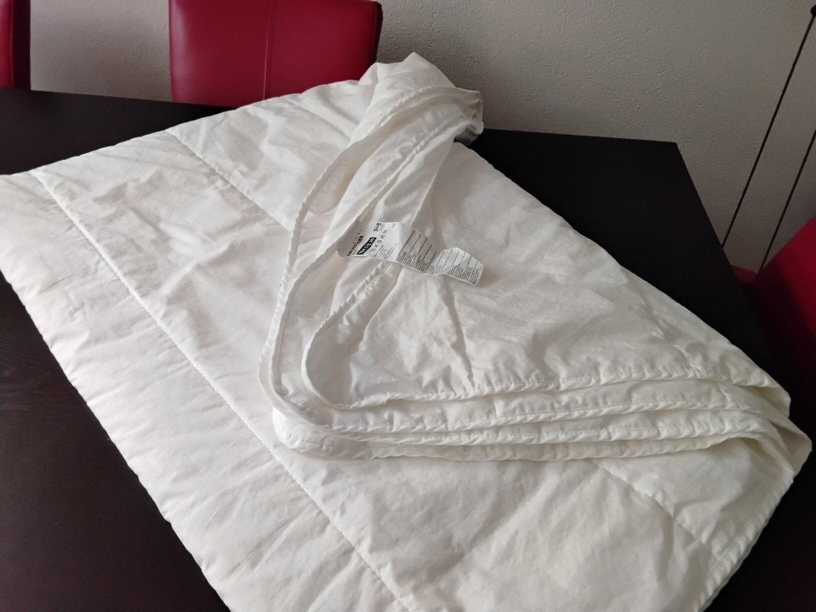 IKEA Grusstarr Zomerdekbed 200x200 - Koel & Wasbaar, zgan, Ophalen, Wit, Tweepersoons, Deken of Dekbed
