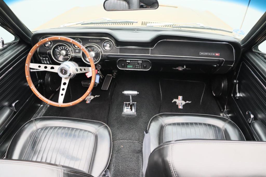Ford USA Mustang Cabrio 289 V8 1968 Aut *Gerestaureerd* C-Co, Auto's, Zwart, Overige kleuren, Cabriolet, 4 stoelen