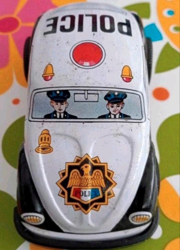 VW auto metaal vintage, Antiek en Kunst, Antiek | Speelgoed, Ophalen