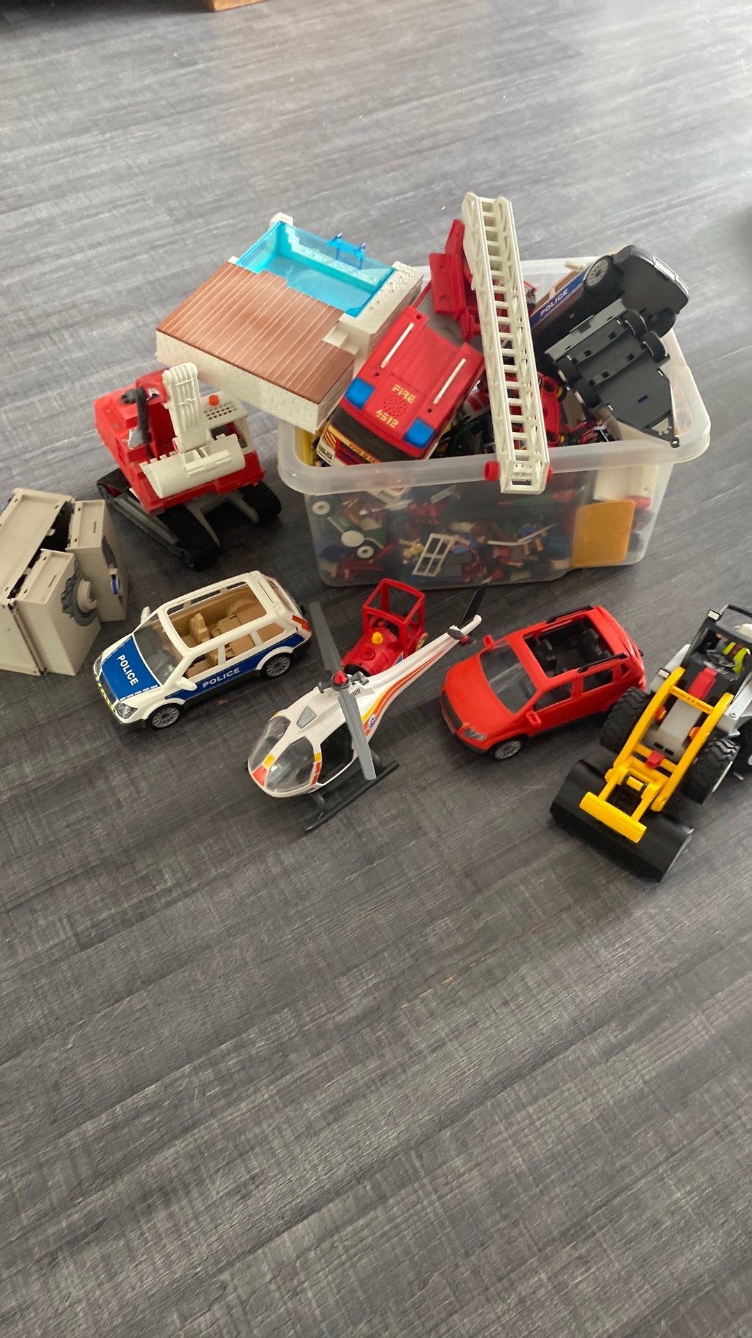 Hele bak vol playmobil, Ophalen of Verzenden, Zo goed als nieuw