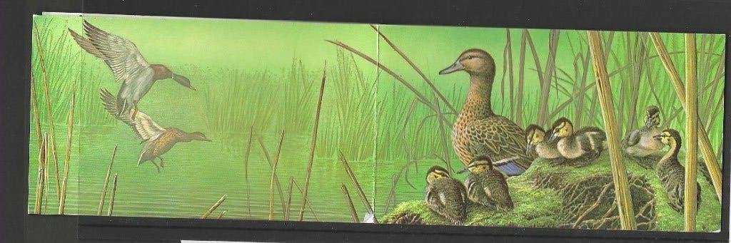 België MH30 vogels eenden post boekje jaar 1989, Ophalen of Verzenden, Postfris, Dier of Natuur