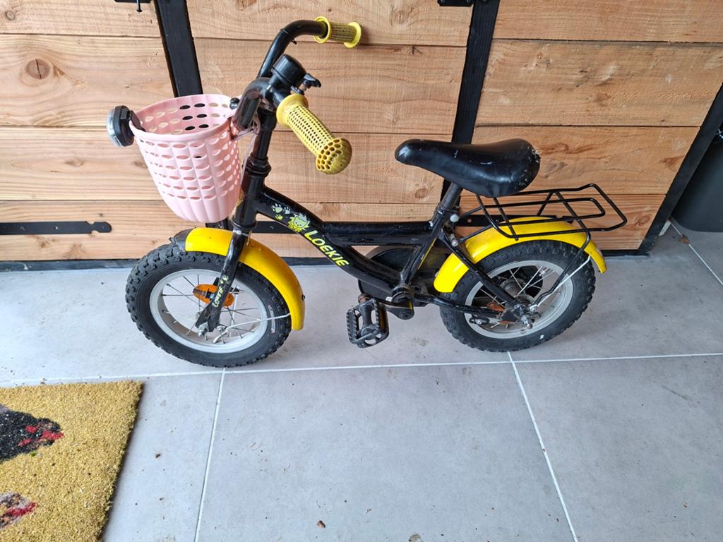 Loekie fiets 12 inch, Ophalen, Gebruikt, Minder dan 16 inch