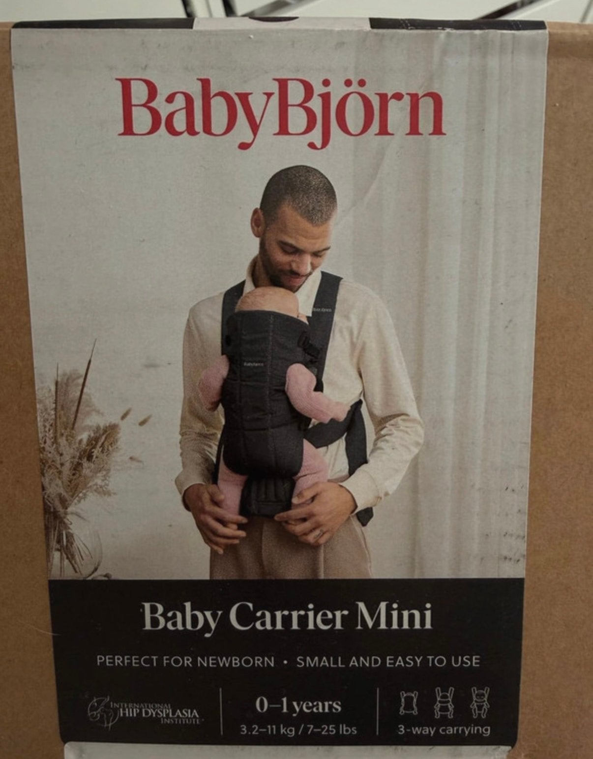 BabyBjörn Draagzak Mini - Nieuw en Ongebruikt, Nieuw, Ophalen of Verzenden, Buik, Rug of Zij, Baby Björn