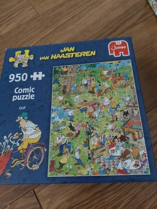 Jan van Haasteren Golf Puzzel 950 stukjes, Ophalen, 500 t/m 1500 stukjes, Zo goed als nieuw, Legpuzzel