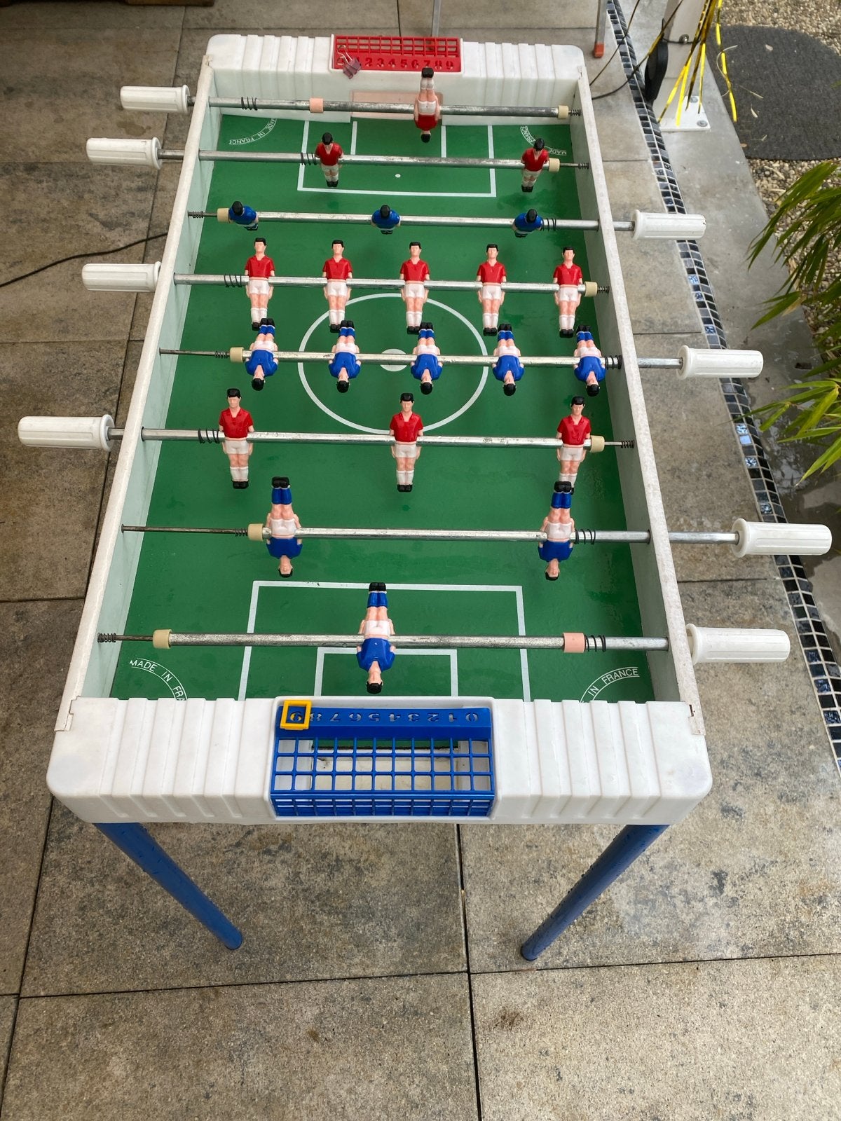 Vintage Tafelvoetbaltafel -  Speelplezier, Kinderen en Baby's, Ophalen, Gebruikt