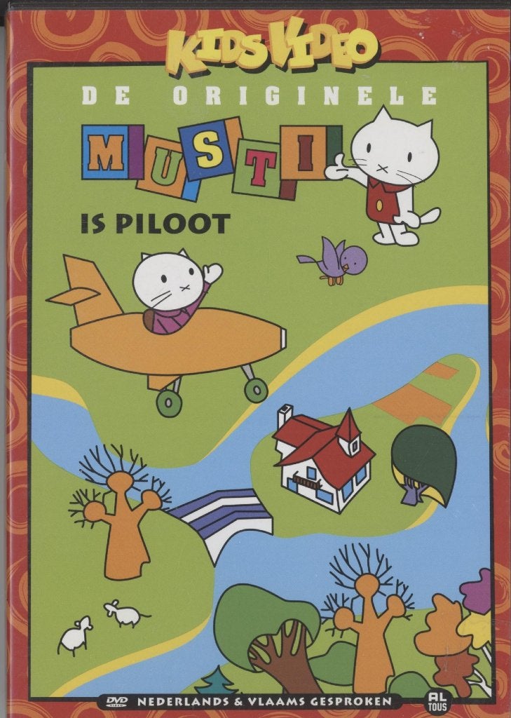 02) Musti; Musti is Piloot, Gebruikt, Tekenfilm, Ophalen of Verzenden, Alle leeftijden