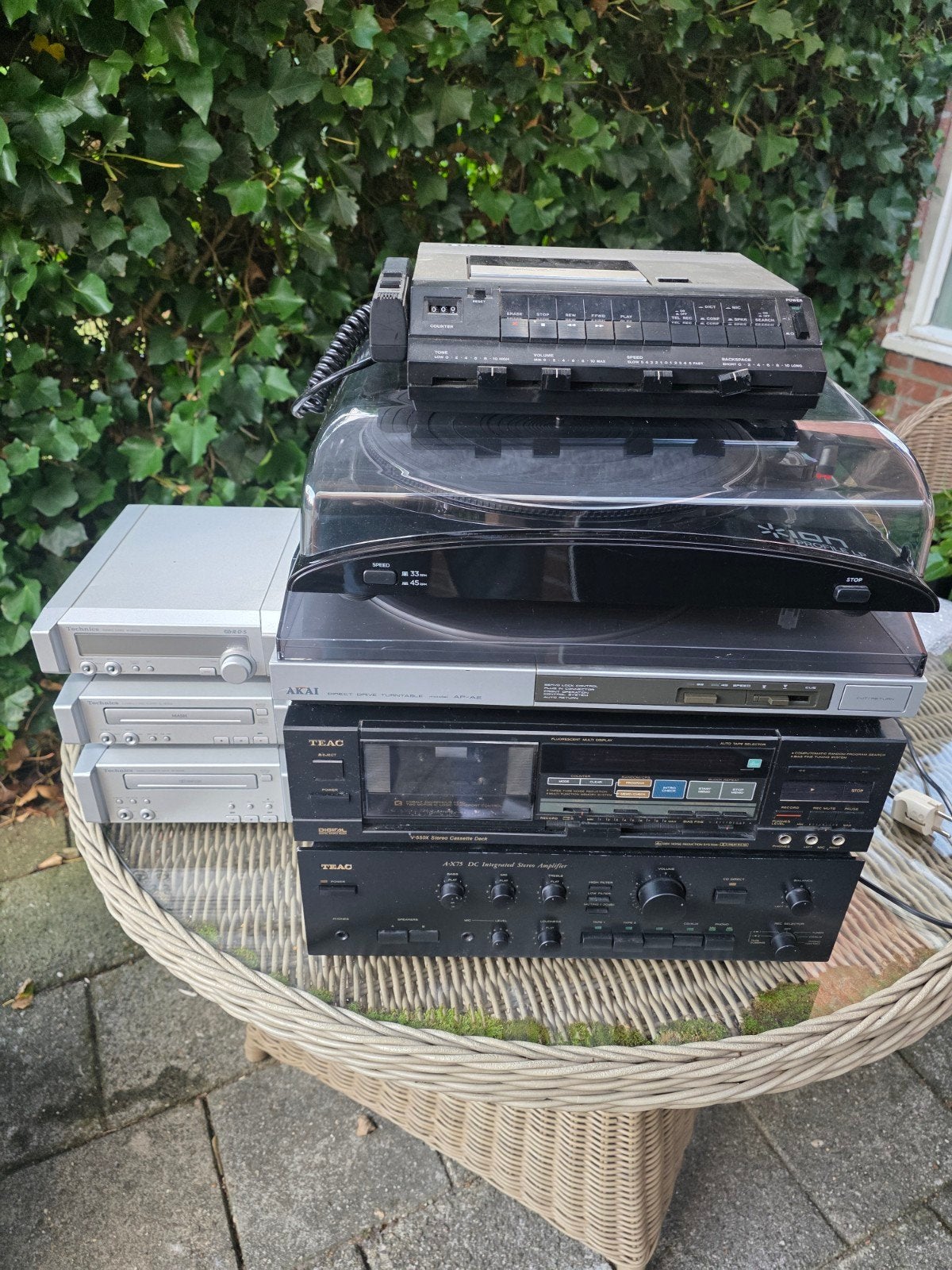 Partij Audio Apparatuur - Ongetest, Tuner of Radio, Losse componenten, Niet werkend, Ophalen
