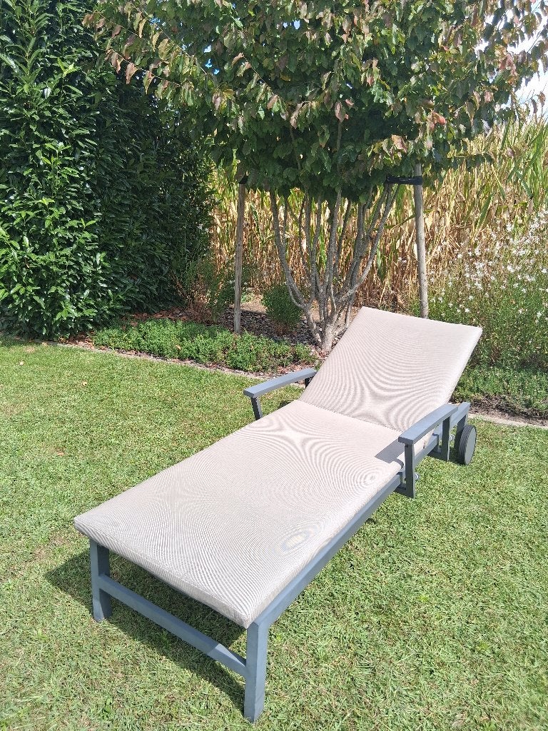 Ligbedkussen LIFE all weather Kleur Taupe, Ophalen, Nieuw, Overige materialen