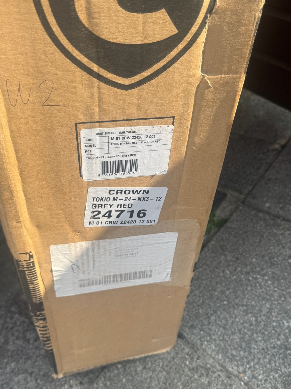 Nieuwe Crown Tokio M-24-NX3-12 fiets (in doos), Ophalen of Verzenden, Nieuw, Overige merken