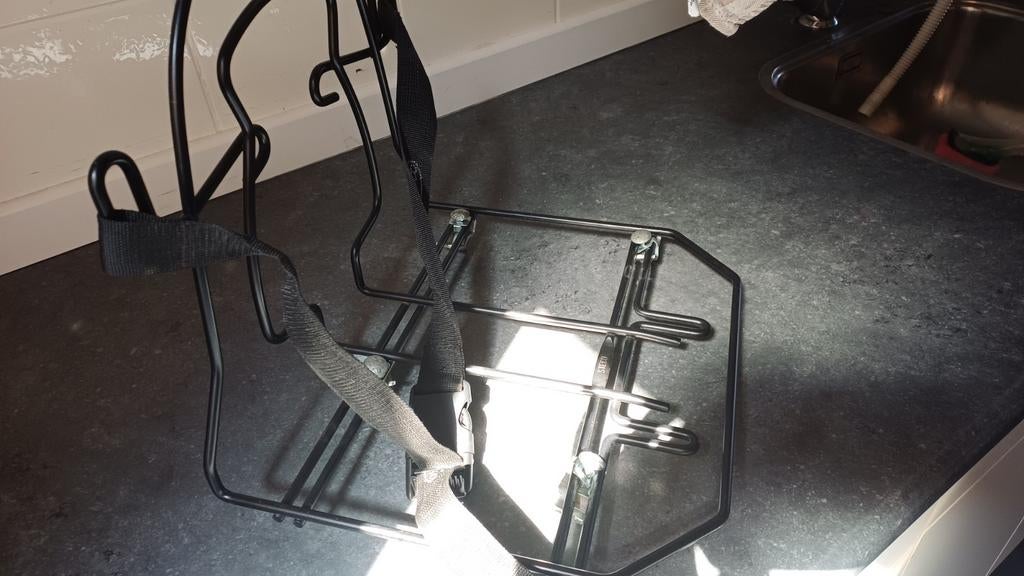 Steco fietsmand/fietsdrager voor bagagedrager, Fietsen en Brommers, Ophalen of Verzenden, Gebruikt