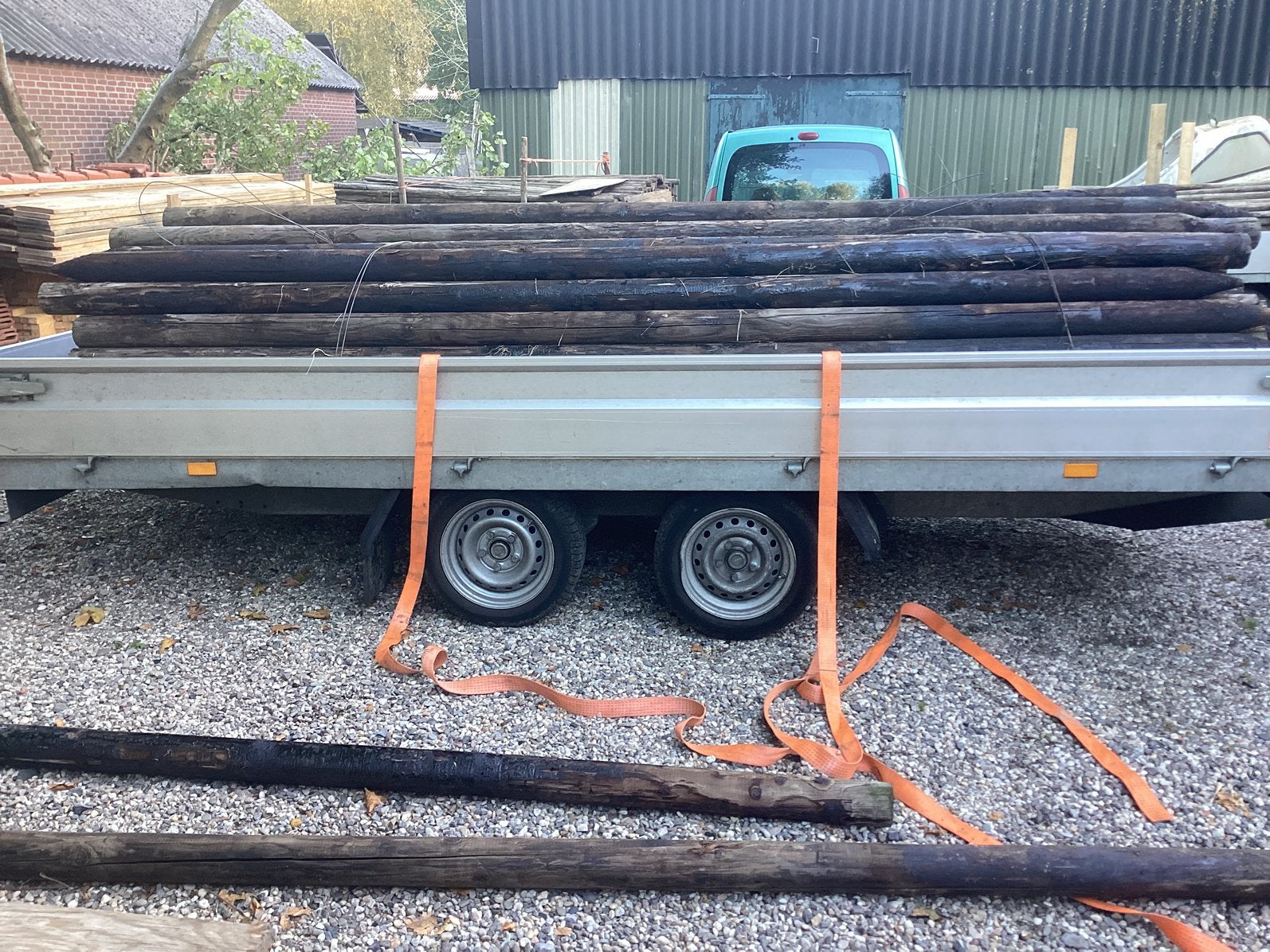 Boompalen, Ophalen, Gebruikt, 250 cm of meer, Palen