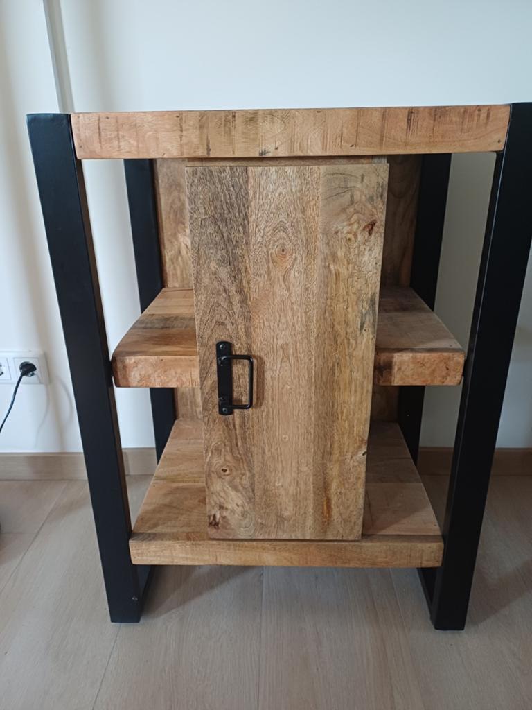 Kastje van mangohout, Ophalen, 50 tot 100 cm, Nieuw, 25 tot 50 cm