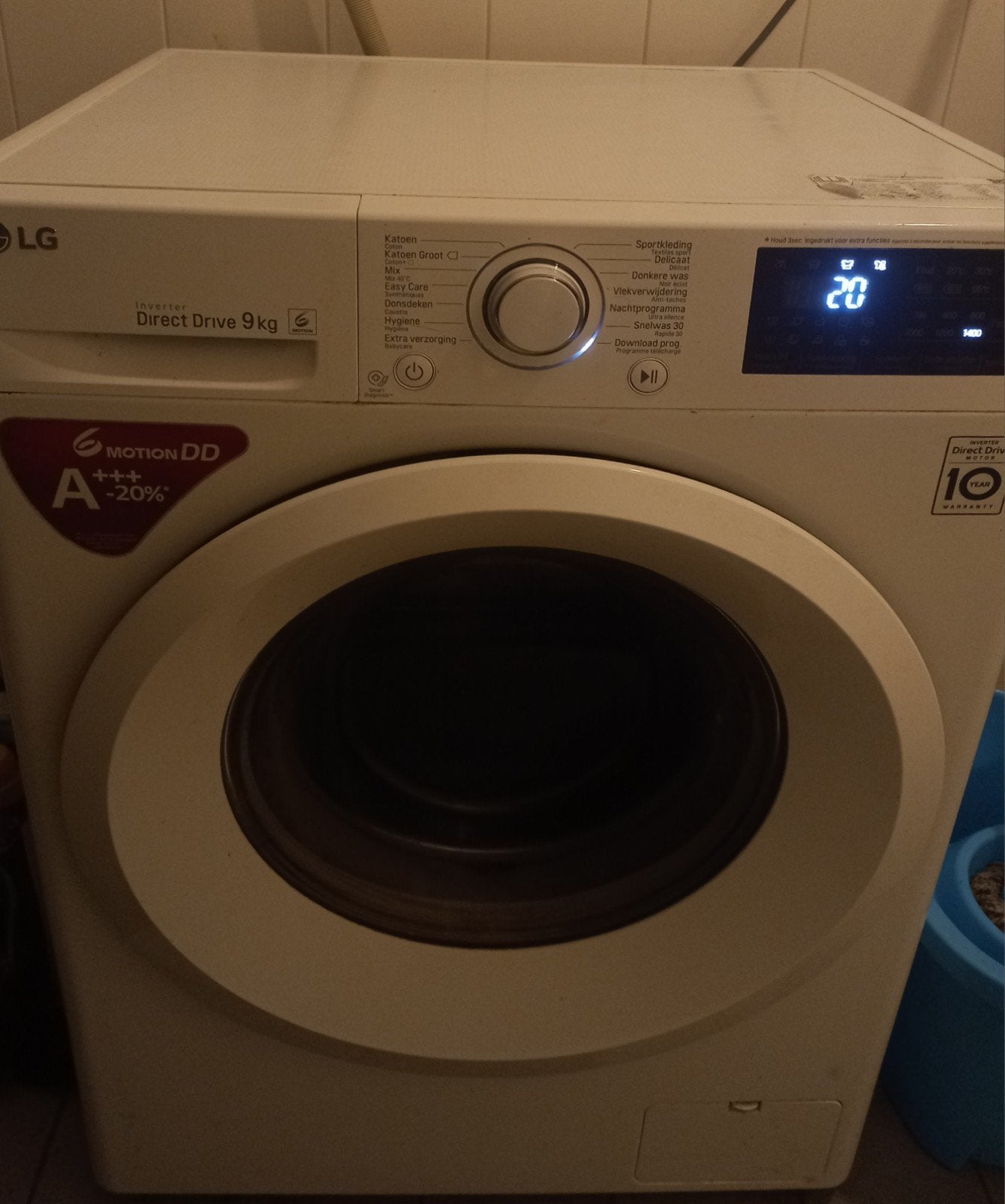 LG Direct Drive Wasmachine 9kg A+++-20% 1400 toeren, Witgoed en Apparatuur, Ophalen of Verzenden