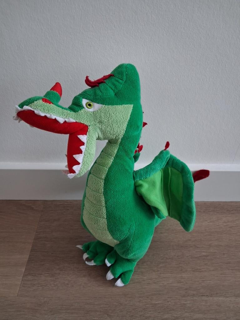 Knuffel draak groen Efteling L1135, Ophalen of Verzenden, Zo goed als nieuw, Overige typen